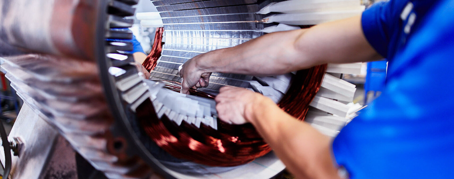 Service Center electrical drives Reparatur von Elektromotoren